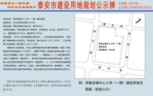 泰安邱家店最新规划，塑造未来城市新面貌蓝图揭晓